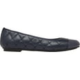 thumbnail image 2 of Women's Vionic Desiree Ballet Flat Navy Nappa Leather/Patent PU 7 W, 2 of 4