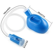 Urinal with Detachable Hose for Bedside Use,Urinals For Men Male Urinals With Lid Spill Proof Reusable Portable Bottle Pee Container Cup For Camping Car Traveling Toilet & Elderly Bedridden Patient