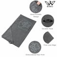 thumbnail image 2 of Winthome Dog Towel Pet Doggy Bath Towel Microfiber Super Absorbent Drying Shower Towel Ultra-Absorbent Washable Gray 30*50in for Dogs Cats Bathing  Cleaning  Grooming, 2 of 9