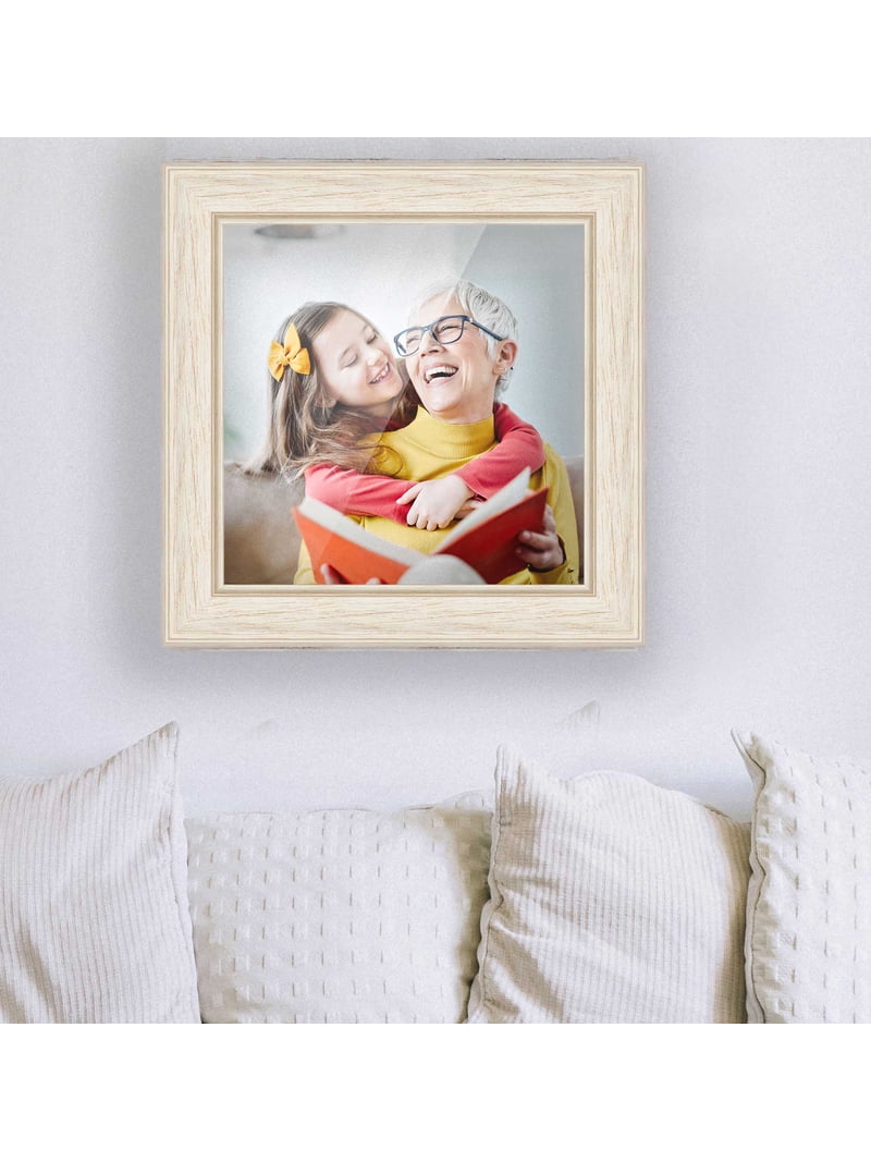 21x31 Frame White Real Wood Picture Frame Width 1.75 inches