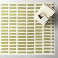thumbnail image 2 of Eclatique Rug Jason Wu Rug Collection Modern Tufted Green Geometric Area Rug, 4 x 6, Non-Slip Backing, 2 of 5