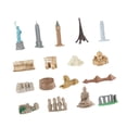thumbnail image 3 of Kits de construcción de monumentos históricos Conjunto de arquitectura Arquitectura mundial Construcción 17 piezas, 3 of 9
