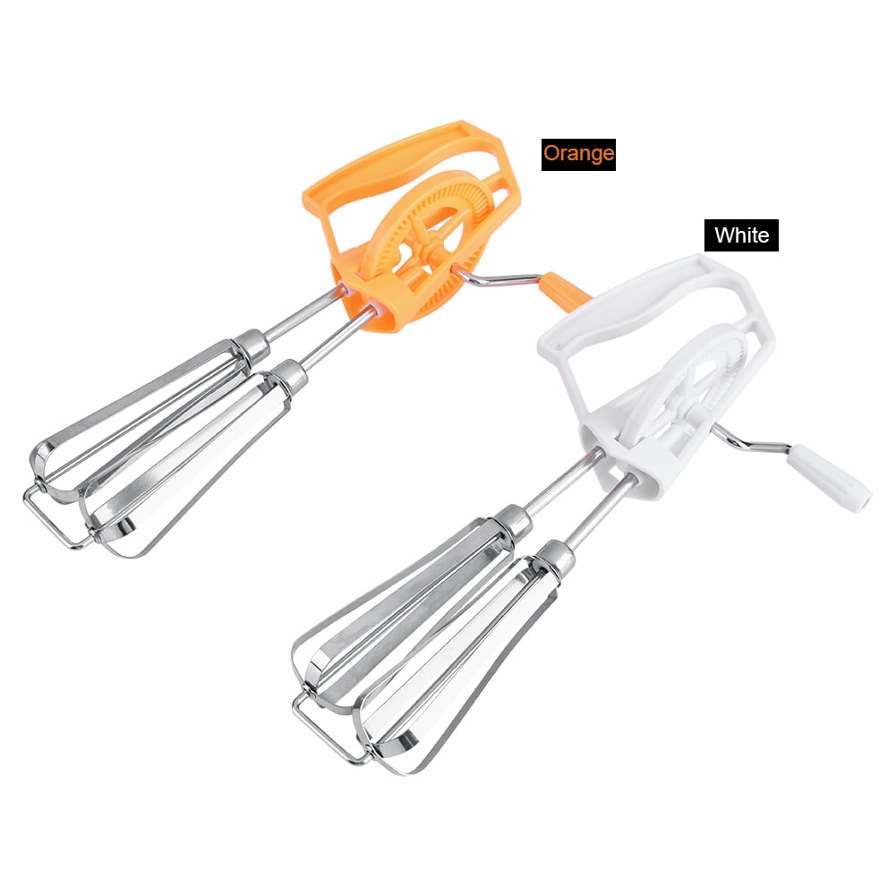 Harold Import Hand Held Rotary Egg Mixing Beater Scramble Deluxe Chrome New