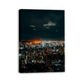 thumbnail image 2 of OWNSERIES Home Decor Beautiful Architecture Building Cityscape Pattern Canvas Wall Art Paintings for Living Room - Canvas Framed Print Wall Artworks Ship From US Warehouse, 2 of 5