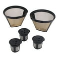 thumbnail image 1 of Capsules de Filtre à Café Réutilisables, Filtres à Café Lavables et Robustes pour Cafetière à Double Infusion, 1 of 7