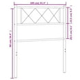 thumbnail image 2 of vidaXL Headboard Metal Bed Header with Back Support for Bedroom Furniture, 2 of 4