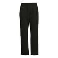 thumbnail image 2 of Time & Tru Women's Fleece Straight Leg Pants with Pockets, 2 of 5