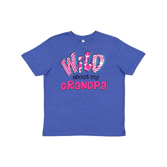Inktastic Wild About Grandpa Youth T-Shirt