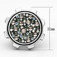 thumbnail image 2 of Stainless Steel Ring Top GRD Crystal Multi TK1113 for Women Style High, 2 of 4
