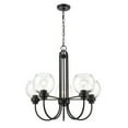 thumbnail image 3 of Millennium Lighting 929 Lighting 5 Light Matte Black Chandelier Ceiling Fixture, 3 of 4