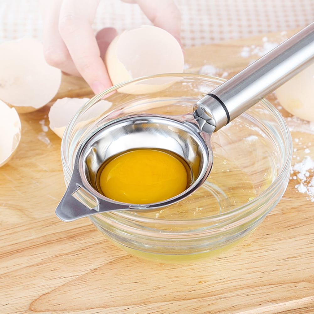 Egg Separator, Designed With The Hanging Hole Yolk Extractor Lengthen