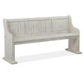 thumbnail image 1 of Magnussen D4436 Bronwyn Bench w/Back in White, 1 of 4