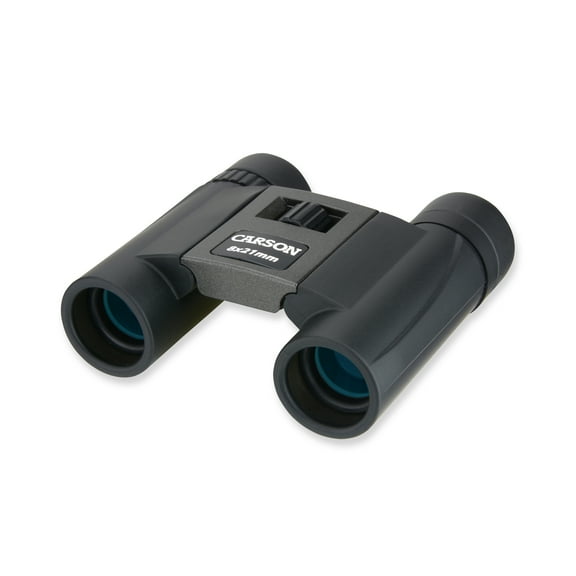 Carson TrailMaxx 8x21mm Compact Lightweight Binoculars with Pouch, Strap, and Lens Cloth