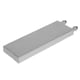 thumbnail image 1 of Disipador De Calor Radiador del sistema del disipador de calor de la CPU del bloque de enfriamiento de agua líquida de plata de aleación de aluminio, 1 of 8