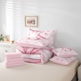 thumbnail image 6 of Erosebridal Girl Personalized Gifts 7-Piece Twin Bedding Sets,Alphabet S Bedding Comforter Set For Kids,Reversible pink, 6 of 7