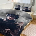thumbnail image 2 of Wednesday Addams Housse de Couette, Ensemble de Literie 3 Pcs Impression Double Face Housse de Couette Décorative, 2 of 5