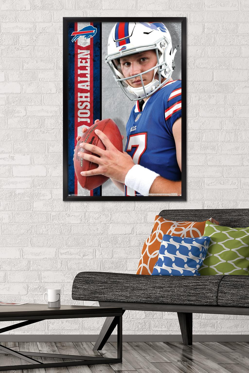 NFL Buffalo Bills - Josh Allen 18 Wall Poster, 14.725 x 22.375