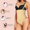 thumbnail image 2 of FITVALEN Women Thong Bodysuit Shapewear Tummy Control Panty Faja Open Bust Body Shaper, 2 of 6