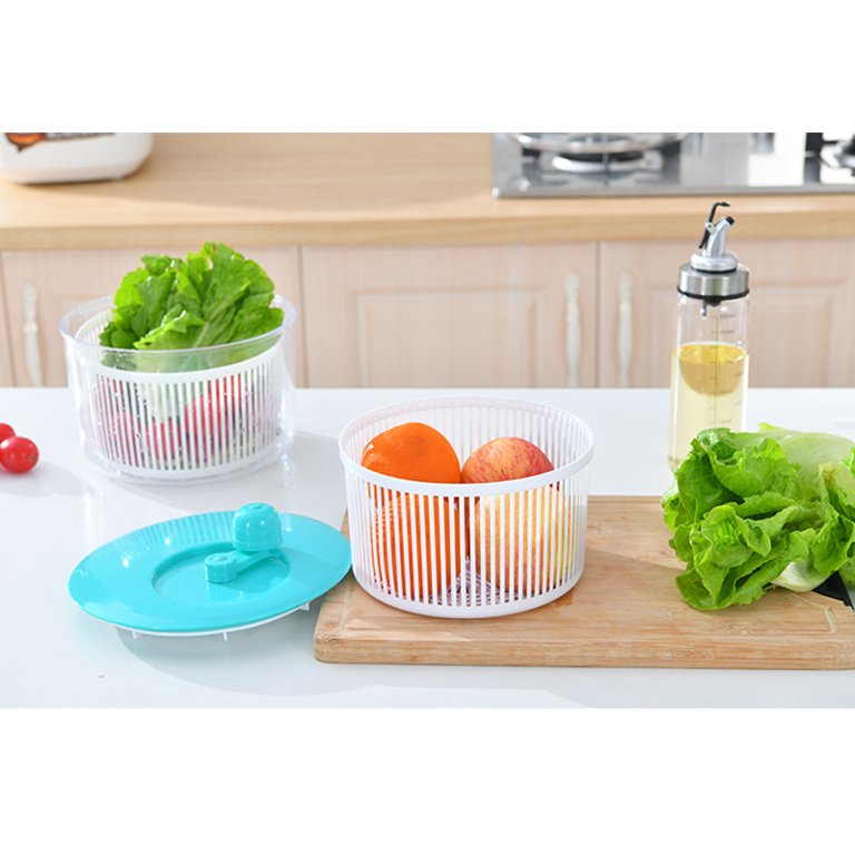 Salad Spinner Vegetables Leaf Lettuce Dryer Drainer Fruit Wash Clean Basket  NEW