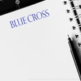 thumbnail image 2 of Large Self-Inking Blue Cross Stamp, Trodat Printy 4913, Press and Print Stamping, Impression Size 7/8" x 2-1/4", Up to 10,000 Impressions - Yellow Ink, 2 of 10