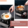 thumbnail image 4 of Frying Pan Skillet Non Stick Fry Pan Stainless Steel Pancake Maker Cookware Chef Pan for Home Kitchen, 4 of 5