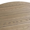 thumbnail image 6 of Heartland Off White Wood Round Pedestal Chair Side Table, 6 of 6