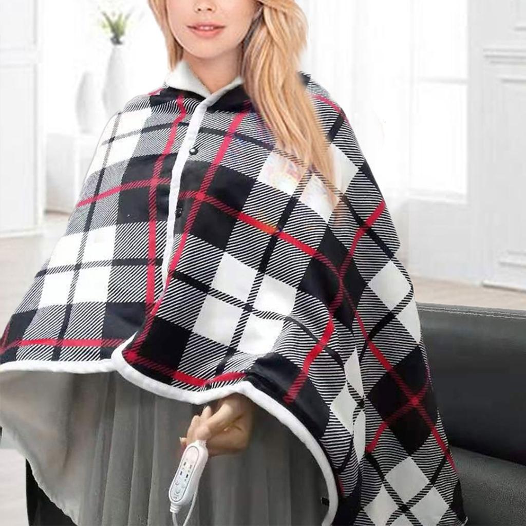 Necvior Electric Heated Shawl Blanket USB Women Men Wrap Shawl for Winter Warming Mat