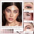 thumbnail image 3 of Paleta de sombras de ojos AMY'S DIARY, 12 colores, rosa claro y morado, 3 of 7