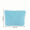 thumbnail image 3 of Makeup Bag Velvet Travel Makeup Bag Cosmetic Bag for Women Large Capacity Corduroy Pouch Zipper Canvas Travel Toiletry Purse Make up Organizer Case Accessories Portable Storage Bag, 3 of 4