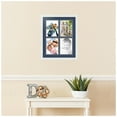 thumbnail image 2 of ArtToFrames Collage Photo Picture Frame with 4 - 6x8" Openings, Framed in White with Midnight Blue and Black Mats (CDM-3966-534), 2 of 8