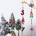 thumbnail image 4 of Gnomos de madera para colgar en el árbol - Colgante de letras de gnomo navideño de madera - Manualidades de coche de madera - Bolígrafo colgante como se muestra, como se muestra, 4 of 5