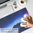 thumbnail image 4 of Snow Mountains Under the Purple Stars&nbsp;mouse Padswaterproofno Slip&nbsp;for Office Home Work GamingmousepadsRubber Base Mousepad with Stitched Edges 31.5x11.8inches, 4 of 7