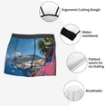thumbnail image 3 of Honeii Colorful Mediterranean Village Print Mens Boxer Briefs Breathable,Boxer Brief for Men, Moisture-Wicking Underwear-X-Large, 3 of 5