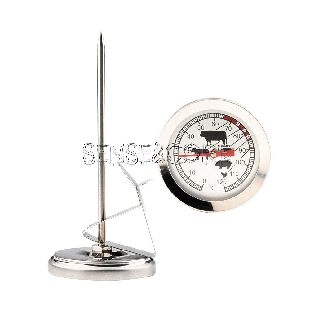 Barbecue Grill Thermometer Food Cooking BBQ Temperature Gauge Stainless