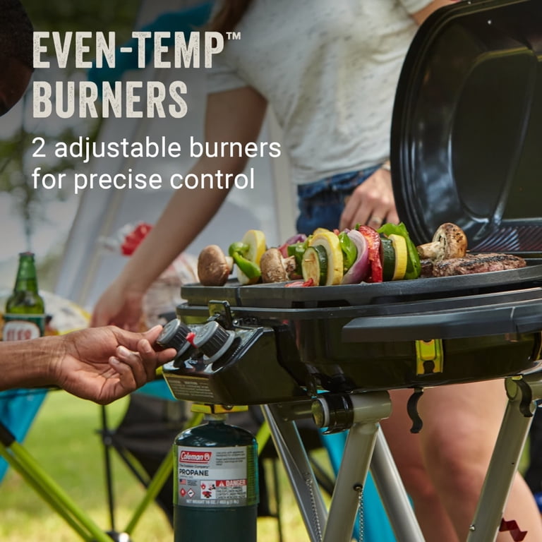 Coleman, Grill, RoadTrip X-Cursion 2 Burner Propane, Stand Up Blue