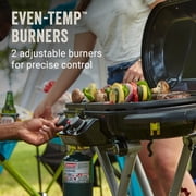 Coleman RoadTrip X-Cursion 2 Burner Propane Grill for Outdoor Camping and BBQ, Stand Up Grill, Blue