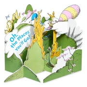 American Greetings Magic Moments Dr. Suess Displayable Graduation Pop Up Card for Graduate (Oh the Places You'll Go)