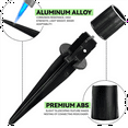 thumbnail image 2 of 10 Pack Metal Replacement Stakes for Solar Lights Outdoor,Solar Pathway Lights Spike Replacer, Outdoor Ground Stakes, 2 of 6