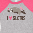 thumbnail image 4 of Inktastic I Love Sloths Girls Baby Bodysuit, 4 of 5