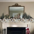 thumbnail image 2 of Christmas Garland Hanging Rattan Weaving Wall Hanging Decorations Xmas Garland Decor for Yard, Porch, Table, Wall, Stair Mantel, Frames, Party Decor 71inch, 2 of 7