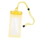 thumbnail image 5 of Bolsa impermeable para teléfono móvil, bolsa seca con correa, funda impermeable para teléfono móvil para deportes acuáticos, navegación, surf, snorkel Amarillo, 5 of 8