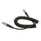 thumbnail image 2 of Cable en espiral para auriculares, cable de extensión para auriculares con resorte para walkie talkie, accesorios para auriculares optimizados para la excelencia, 2 of 9