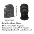 thumbnail image 2 of Minzimin Balaclava Head Mask Full Face Cover Windproof Sun UV Protection Hood for Men, 2 of 6