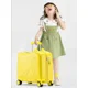 thumbnail image 2 of Equipaje para niños de 18 pulgadas, puede sentarse y andar en maleta, bolsa de equipaje de mano, Maleta de viaje para niños, cubierta de carrito con ruedas, 2 of 4