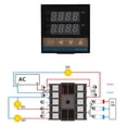 thumbnail image 3 of Digital PID Temperature Controller HD Digital Display Multi Signal 220V Fully Automatic Adjustable Digital PID Thermostat, 3 of 8