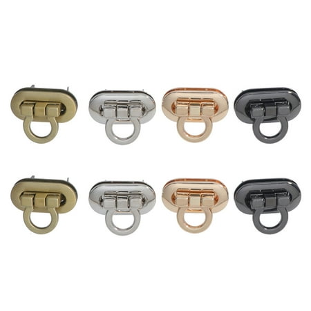 

NUOLUX 8PCS Metal Lock Practical Mortise Lock Bags Suitcases Accessories Lock Bag Handbag Lock Color 1 2 3 4