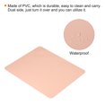 thumbnail image 4 of Uxcell 12"x10" Mouse Pad, PU Leather Dual Side Waterproof Desk Pad Writing Mat for Office Home, Pink/Silver, 4 of 5