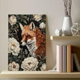 thumbnail image 3 of AVOI William Morris Pictures Wall Decor,Aesthetic Fox Wall Decor,Fox Print Painting Nordic Rustic William Morris Pictures,Antique Vintage Botanical Wall Decor for Living Room, Bedroom Frame: 12x16in, 3 of 5