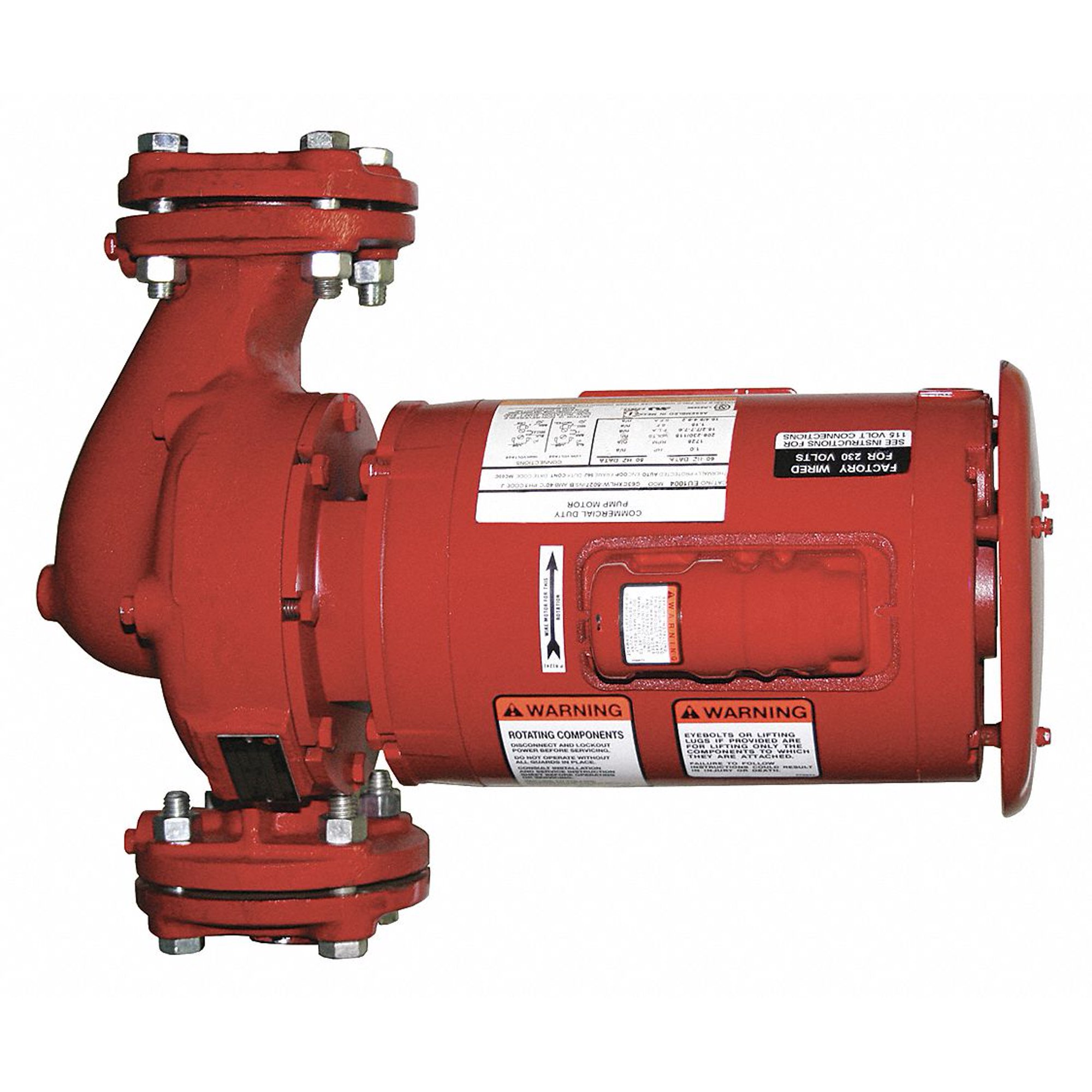 Bell u0026 Gossett Hydronic Circulating Pump,3/4HP 179290LF - Walmart.com