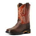thumbnail image 2 of Ariat BMVY9 Mens Workhog Wide Square Toe Boot Dark Earth/Brick 3, 2 of 7